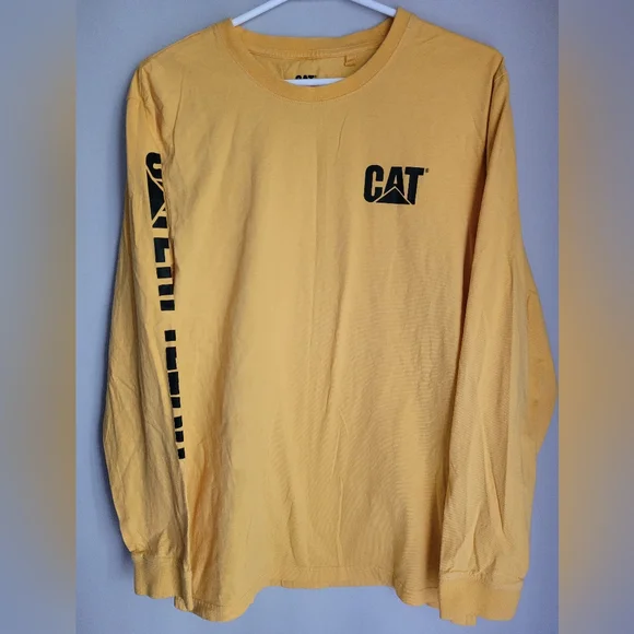 Mens CAT Long Sleeve Shirt - Picture 1 of 3